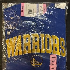 Women’s SMALL Golden State Warriors crew neck sweatshirt